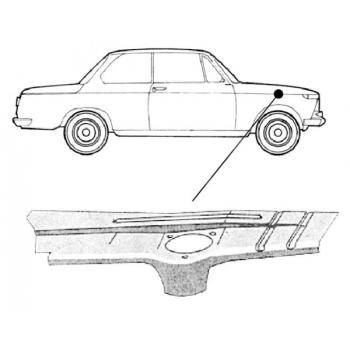 Federbeinblech, vorne rechts (202182), BMW 02er (Typ 114, E6, E10, E20)